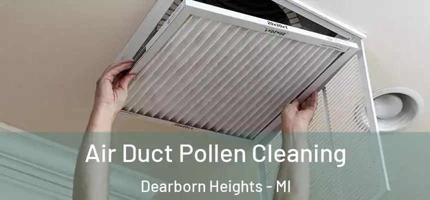 Air Duct Pollen Cleaning Dearborn Heights - MI
