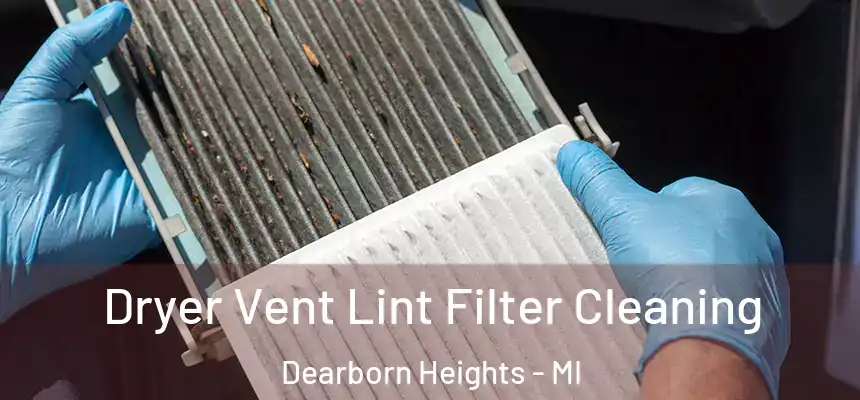 Dryer Vent Lint Filter Cleaning Dearborn Heights - MI